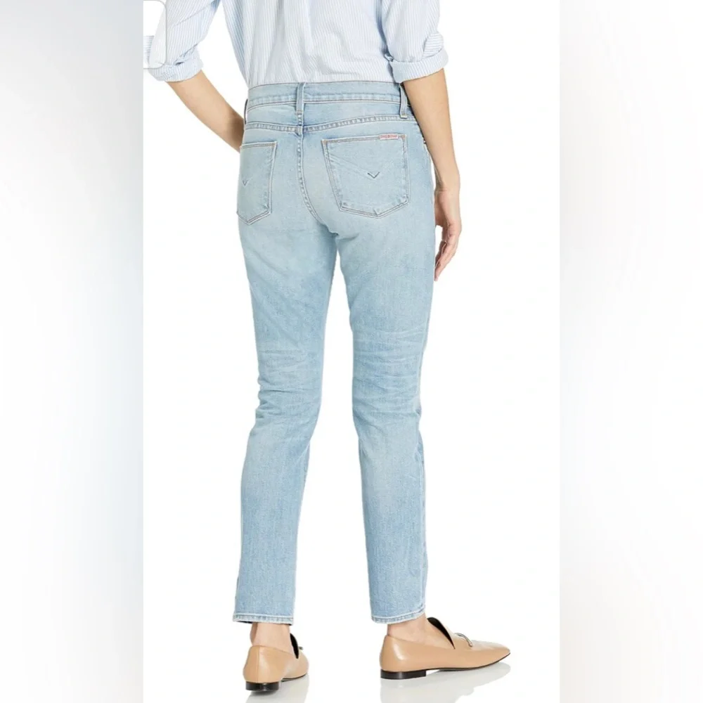Hudson Riley Cropped Relax Straight Jeans Size 27 - Picture 2 of 11